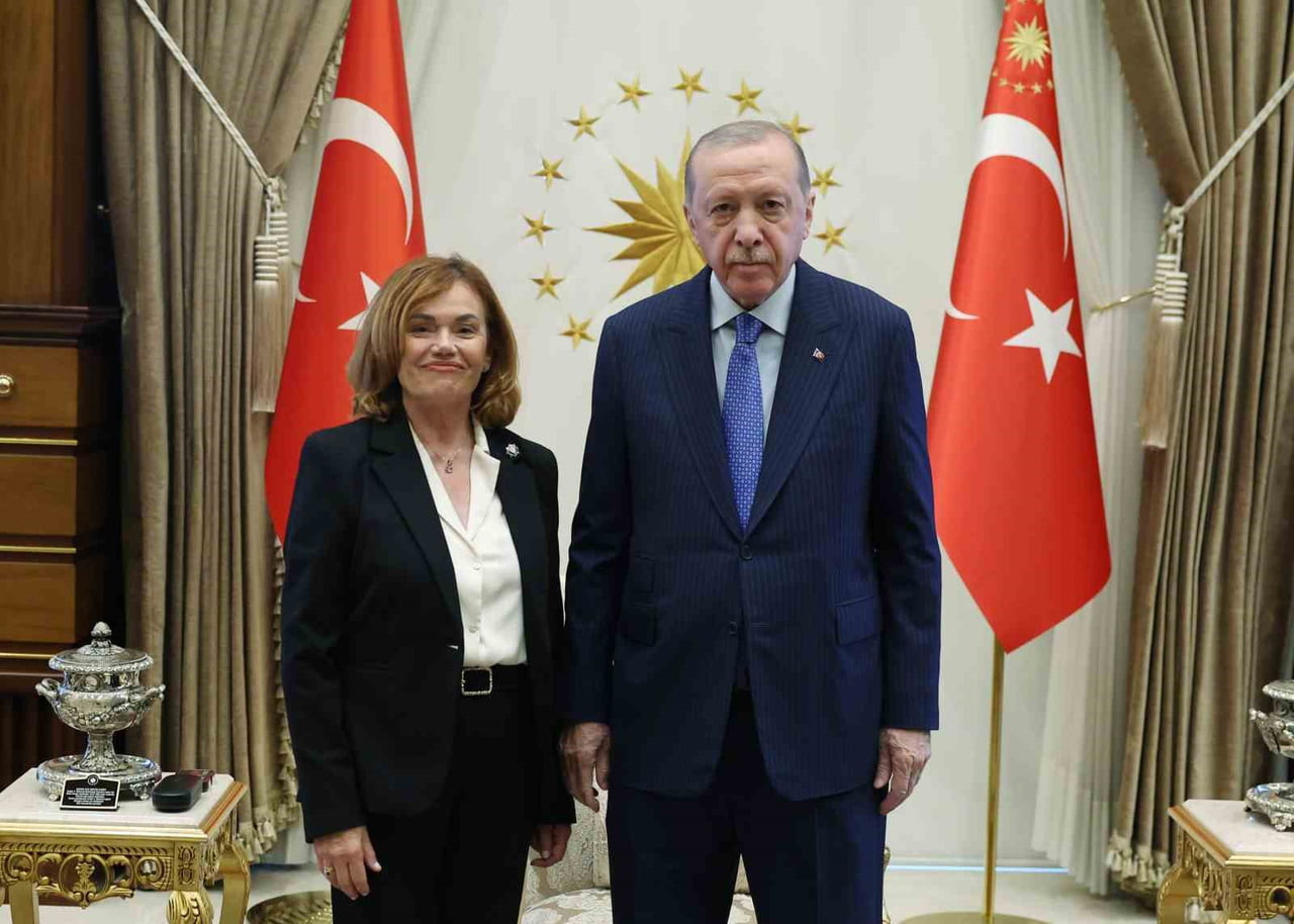 CUMHURBAŞKANI RECEP TAYYİP ERDOĞAN, İSPANYA ANAYASA MAHKEMESİ BAŞKANVEKİLİ INMACULADA MONTALBAN...