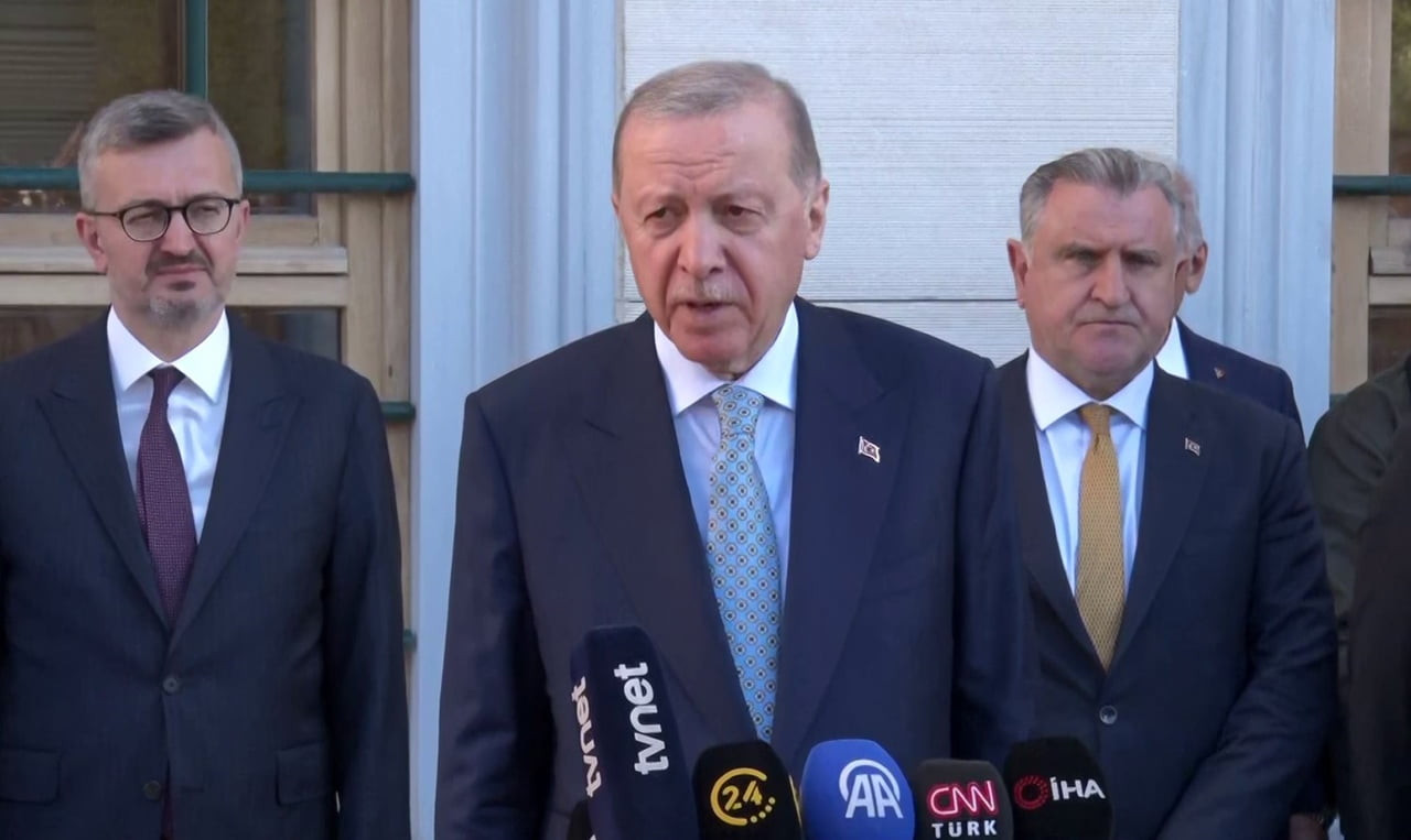CUMHURBAŞKANI RECEP TAYYİP ERDOĞAN, KURBAN BAYRAMI NAMAZININ ARDINDAN AÇIKLAMALARDA BULUNDU