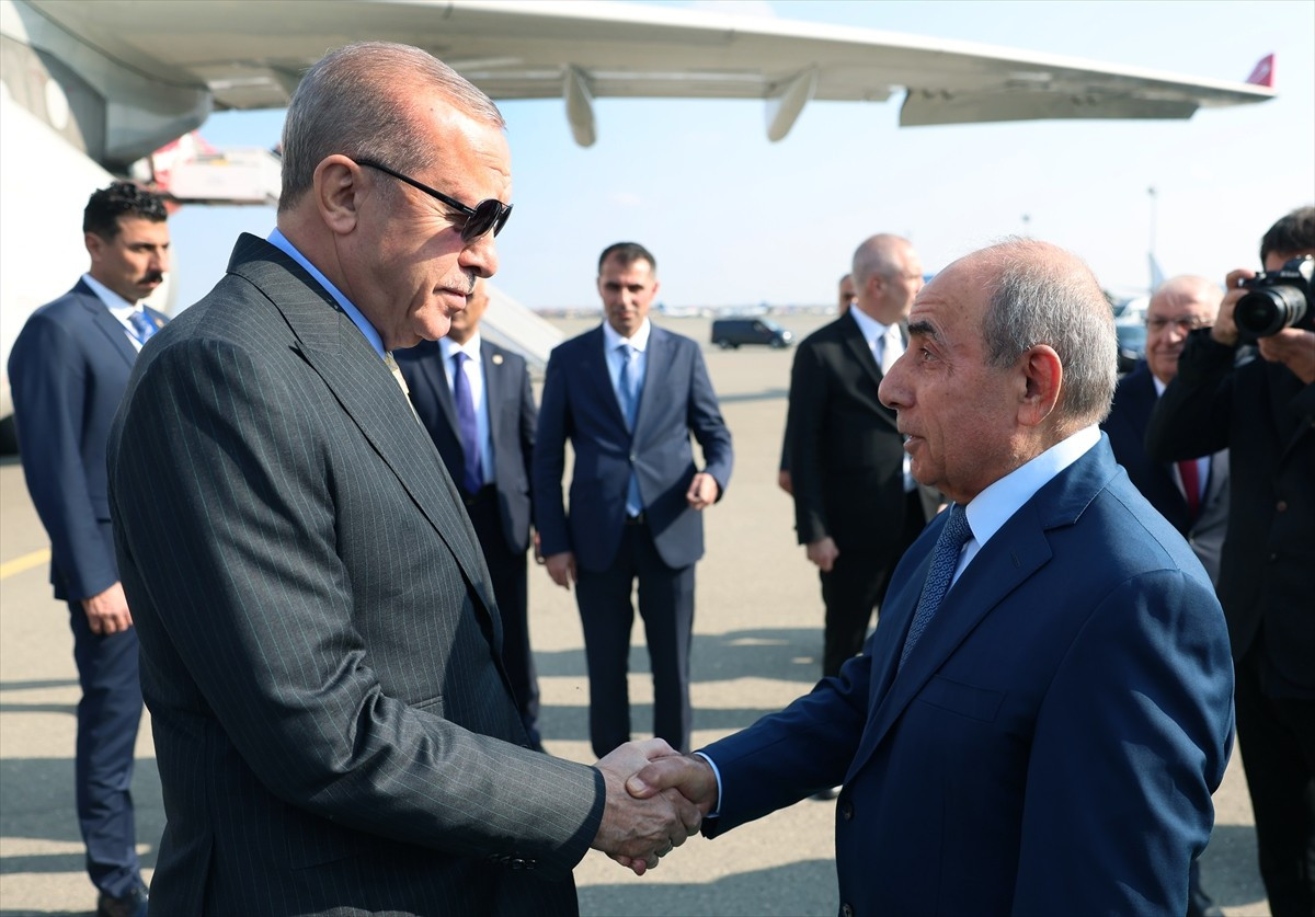 Cumhurbaşkanı Recep Tayyip Erdoğan, "8 Kasım Zafer Günü" dolayısıyla başkent Bakü'de düzenlenecek...