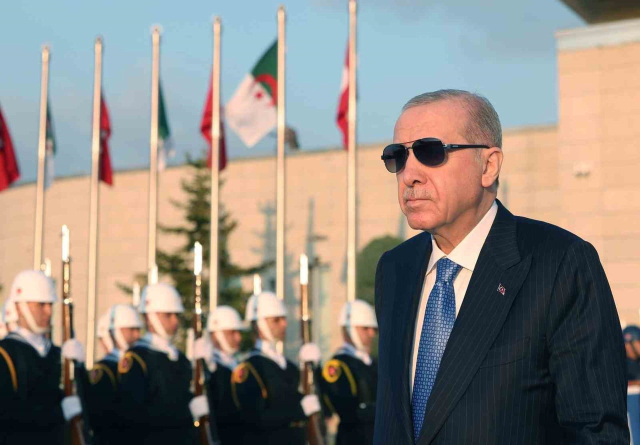 CUMHURBAŞKANI RECEP TAYYİP ERDOĞAN, RESMİ ZİYARET İÇİN TÜRKİYE'YE GELEN CEZAYİR CUMHURBAŞKANI...