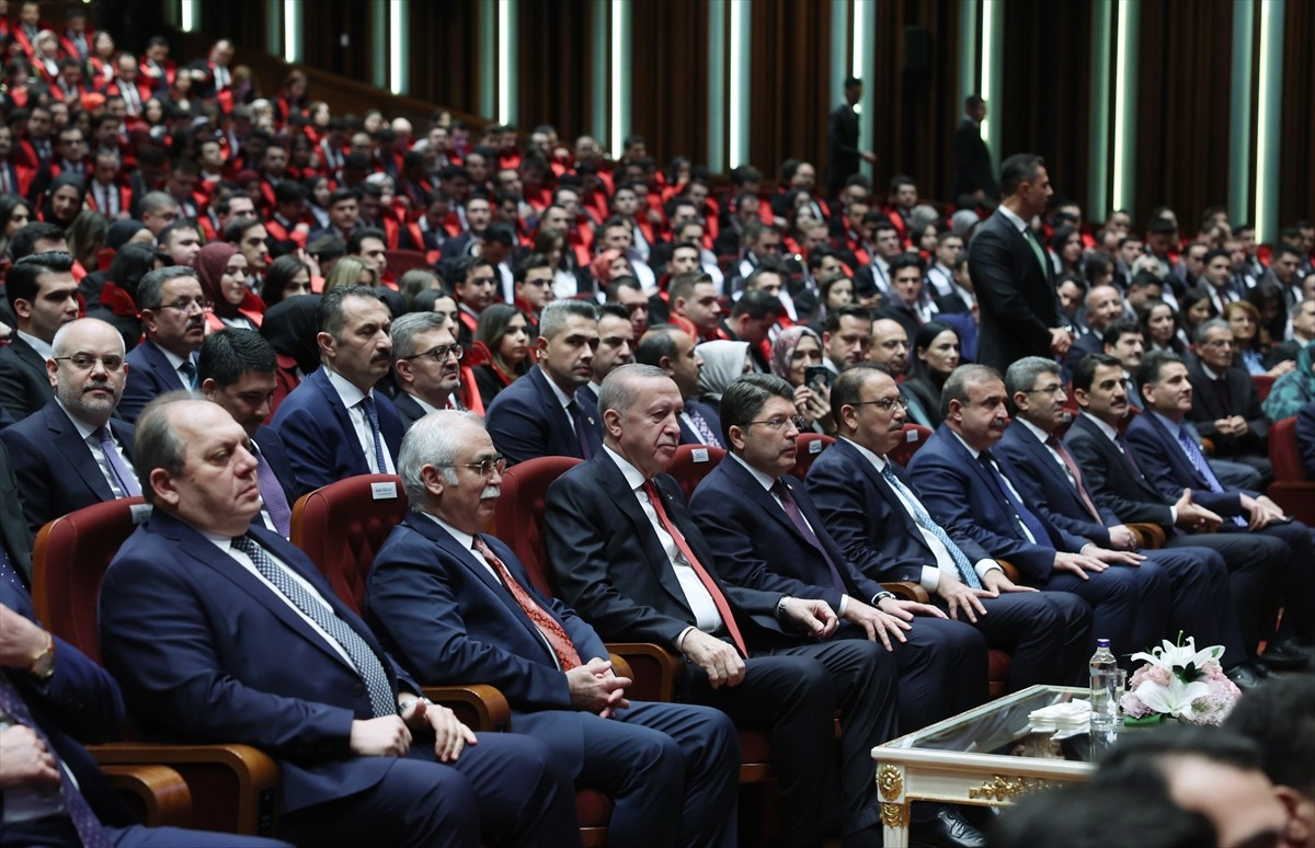 Cumhurbaşkanı Recep Tayyip Erdoğan ve Adalet Bakanı Yılmaz Tunç, Beştepe Millet Kongre ve Kültür...