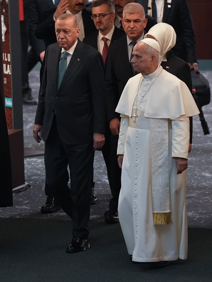 Cumhurbaşkanı Recep Tayyip Erdoğan ve Vatikan Devlet Başkanı Papa 14. Leo, Cumhurbaşkanlığı Millet...