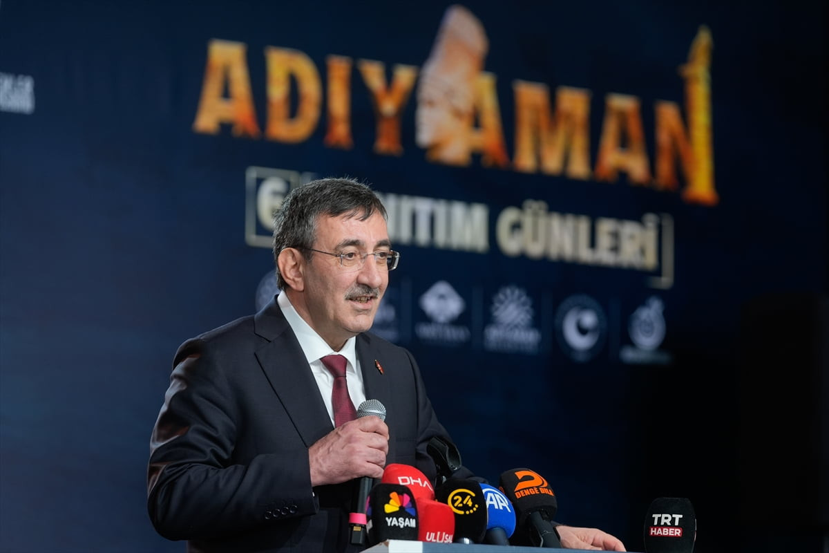 Cumhurbaşkanı Yardımcısı Cevdet Yılmaz, Atatürk Havalimanı Millet Bahçesi etkinlik alanında...