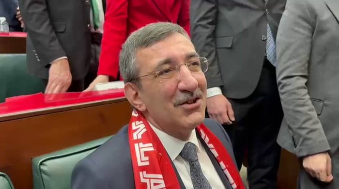 CUMHURBAŞKANI YARDIMCISI CEVDET YILMAZ, TBMM'DE AK PARTİ GRUP TOPLANTISI ÖNCESİ BASIN...