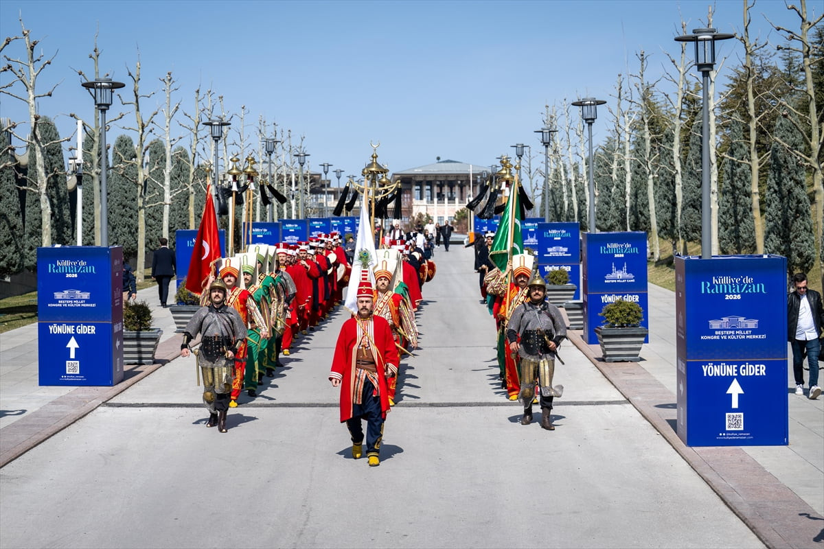 Cumhurbaşkanlığı Külliyesi'nde gerçekleştirilen "Külliye'de Ramazan" etkinlikleri kapsamında...