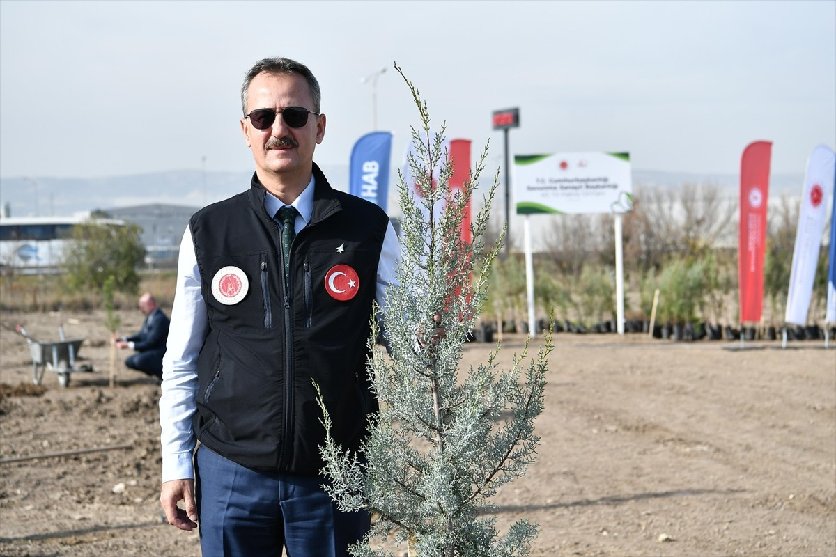 Cumhurbaşkanlığı Savunma Sanayii (SSB) Başkanı Haluk Görgün, SSB tarafından gerçekleştirilen ağaç...
