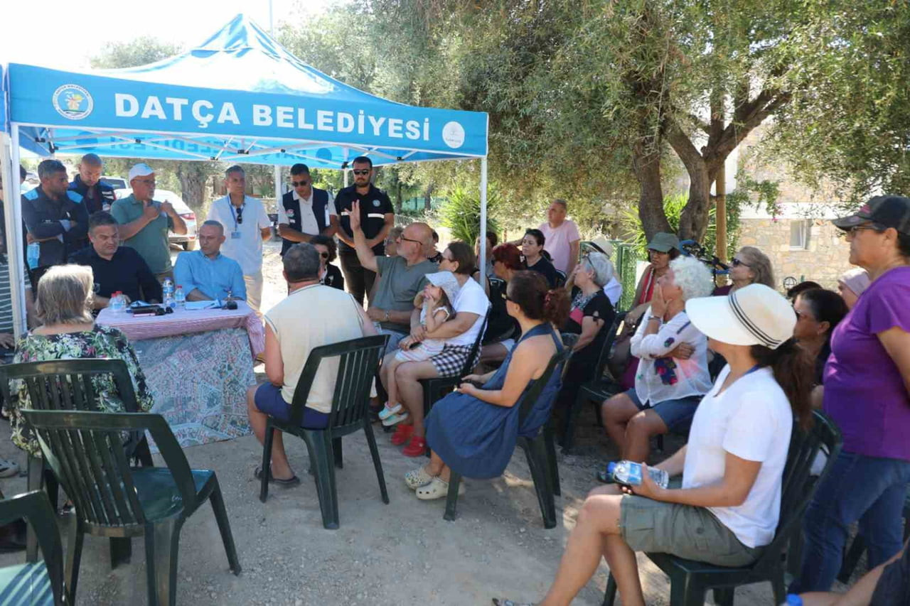 DATÇA’NIN ÇOMARLIK MEVKİİ’NDE UZUN YILLARDIR SÜREGELEN KANALİZASYON SORUNUNU ÇÖZÜME KAVUŞTURAN...
