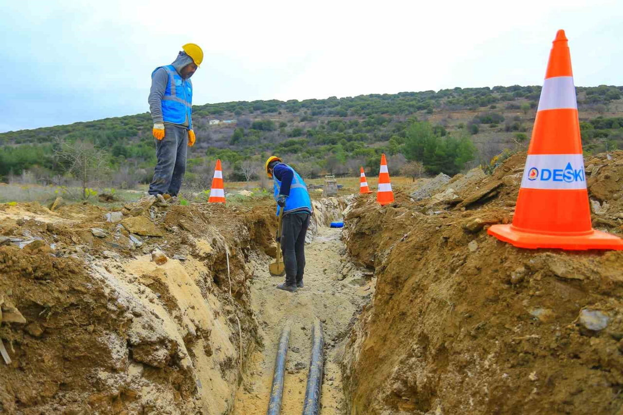 DENİZLİ BÜYÜKŞEHİR BELEDİYESİ DESKİ EKİPLERİ, BEKİLLİ İLÇESİ YEŞİLOBA MAHALLESİ’NDE KULLANIM...