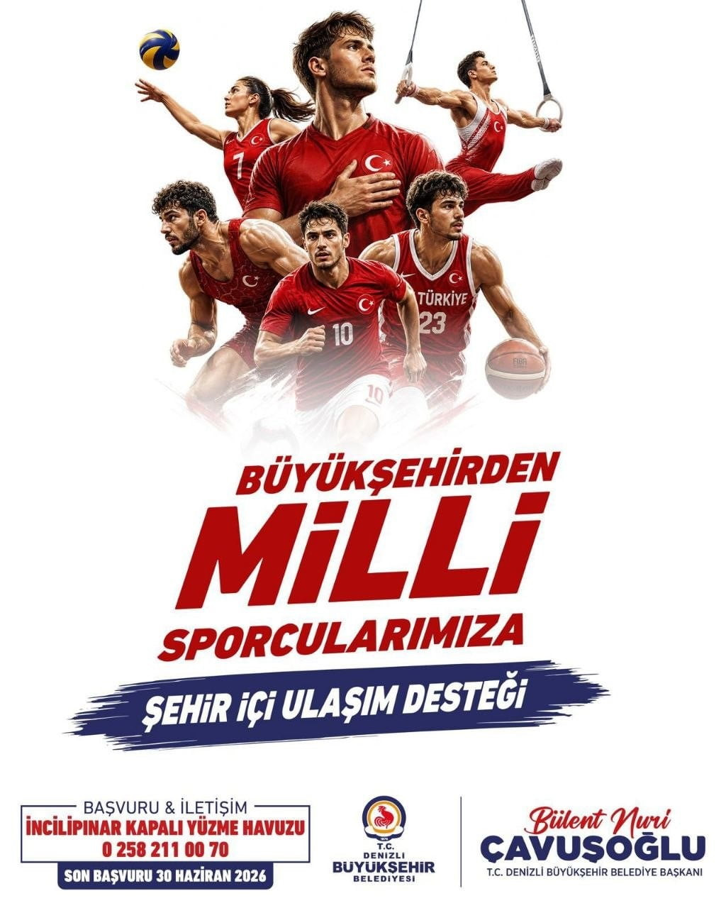 DENİZLİ BÜYÜKŞEHİR BELEDİYESİ, KENTİ ULUSAL VE ULUSLARARASI ARENADA BAŞARIYLA TEMSİL EDEN MİLLİ...