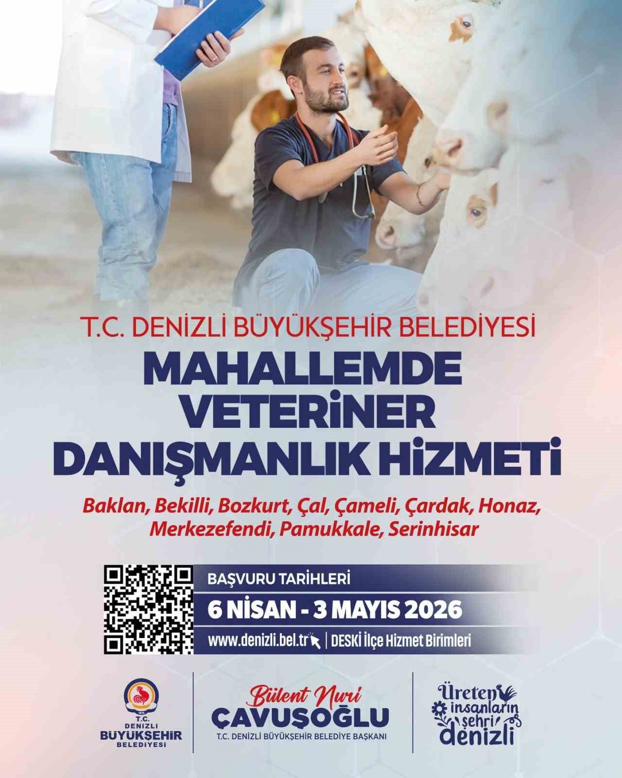 DENİZLİ BÜYÜKŞEHİR BELEDİYESİ, KIRSAL KALKINMAYI DESTEKLEMEK VE HAYVANCILIKLA UĞRAŞAN KÜÇÜK...