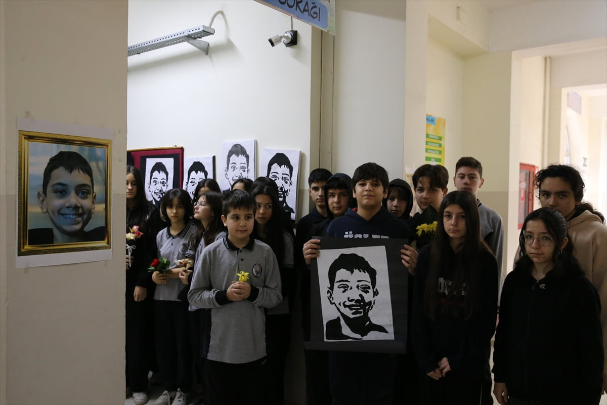 Denizli'de lösemi nedeniyle 12 yaşında yaşamını yitiren ortaokul öğrencisi Asaf Kağan Pekmezci...