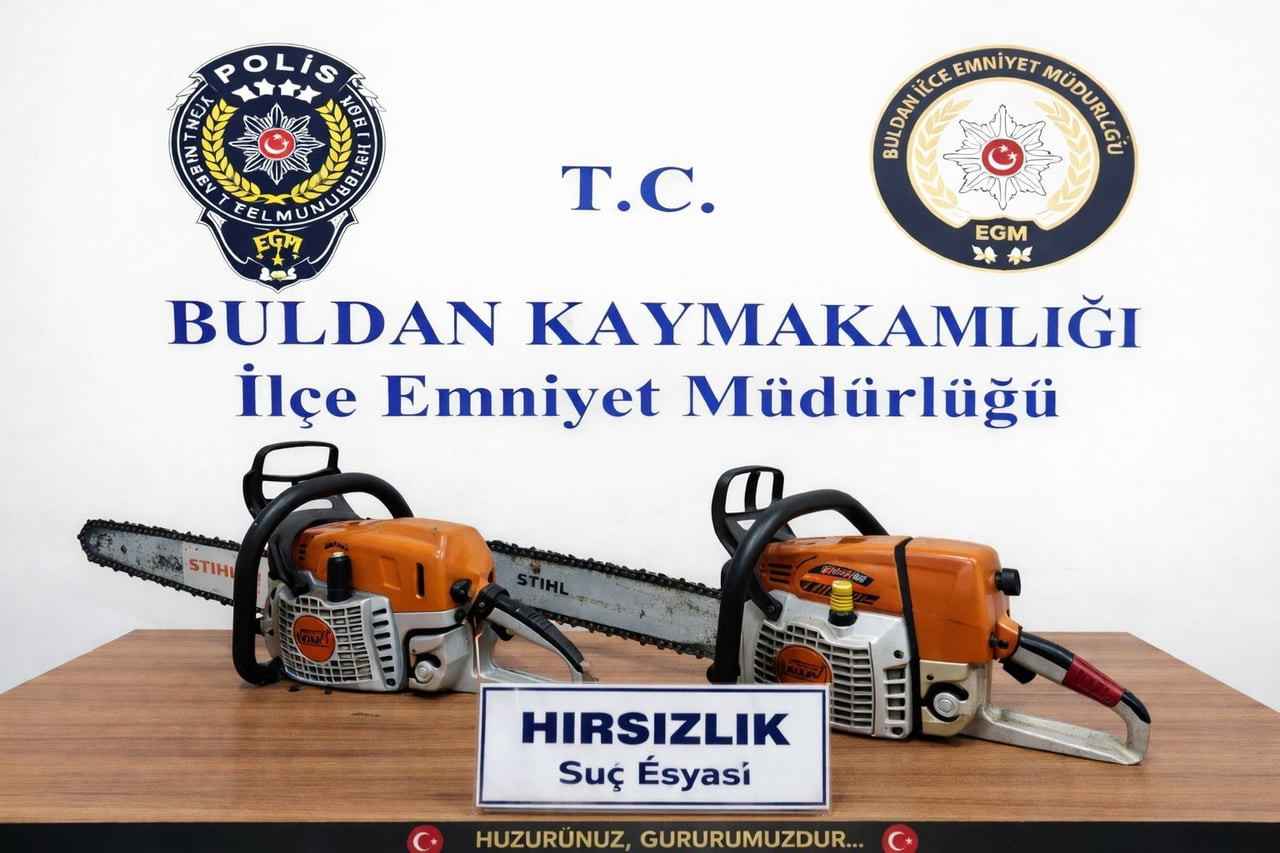 DENİZLİ’NİN BULDAN İLÇESİNDE İKİ AYRI OLAYLA 100 BİN LİRA DEĞERİNDEKİ MOTORLU TESTEREYİ ÇALDIKLARI...
