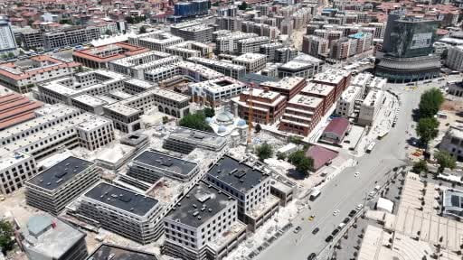 Depremde yıkılan Malatya'nın simgesi Yeni Cami'de restorasyonda sona yaklaşıldı