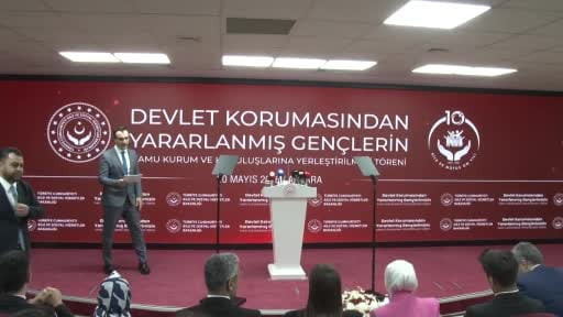 Devlet korumasındaki 605 genç kamu kurum ve kuruluşlarına yerleştirildi