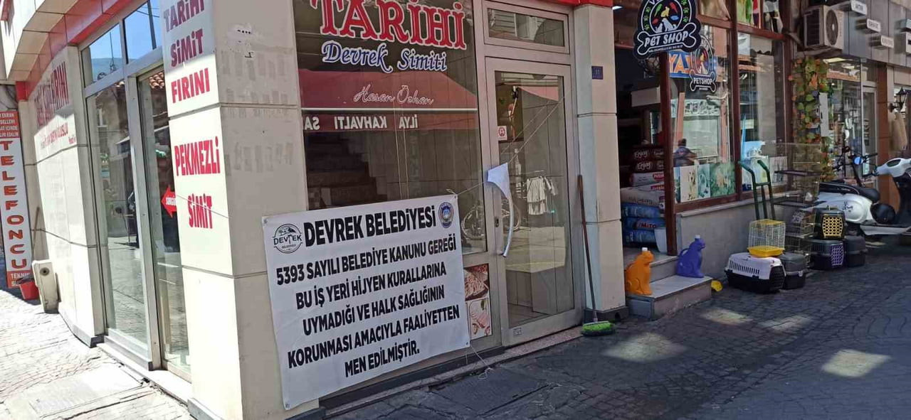 DEVREK'TE KURALLAR UYMAYAN İŞYERİ MÜHÜRLENDİ