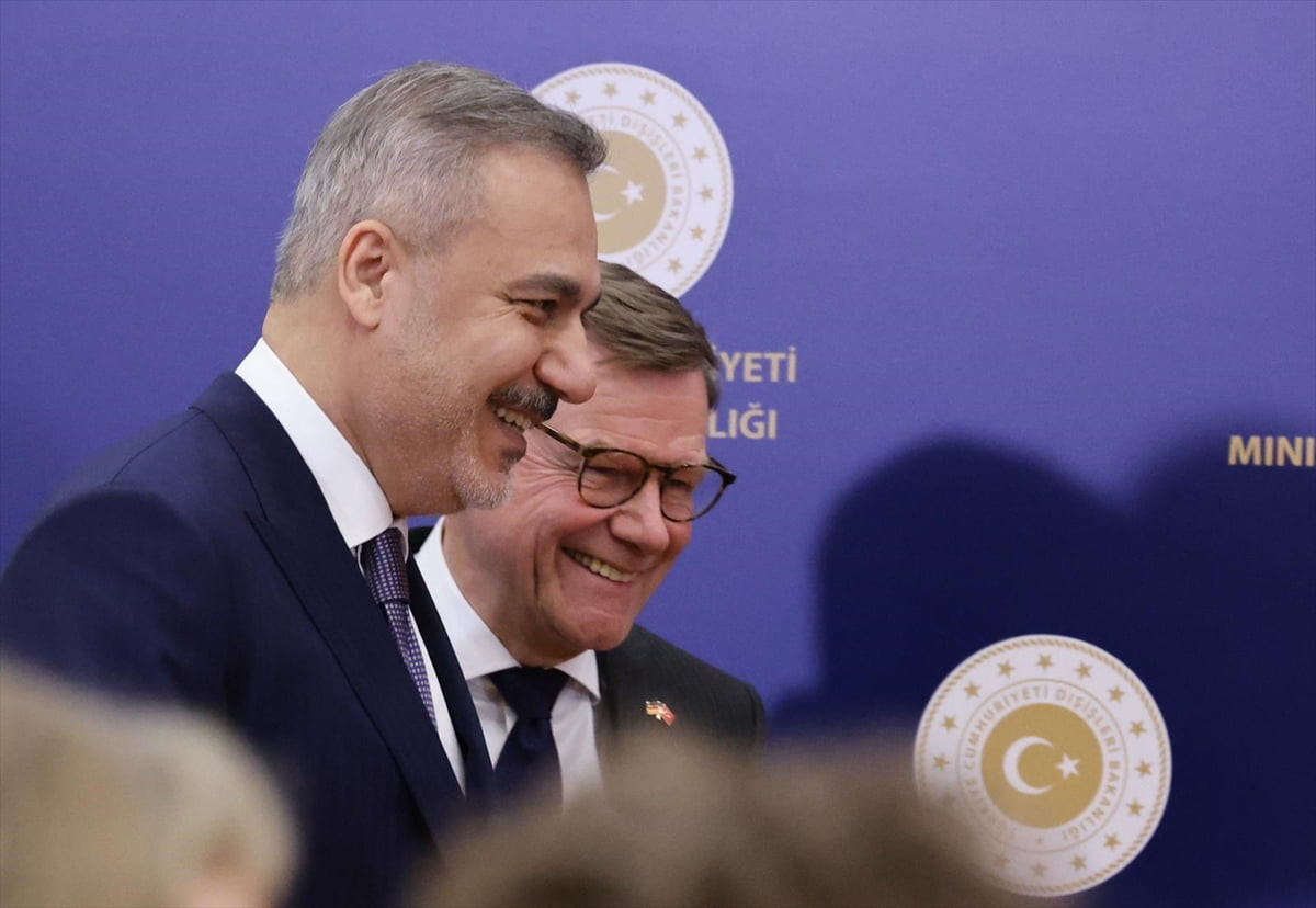 Dışişleri Bakanı Hakan Fidan, Almanya Dışişleri Bakanı Johann David Wadephul ile Ankara’da bir...