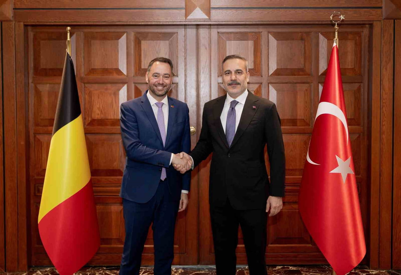 DIŞİŞLERİ BAKANI HAKAN FİDAN, BELÇİKA BAŞBAKAN YARDIMCISI VE DIŞİŞLERİ, AVRUPA İŞLERİ VE KALKINMA...