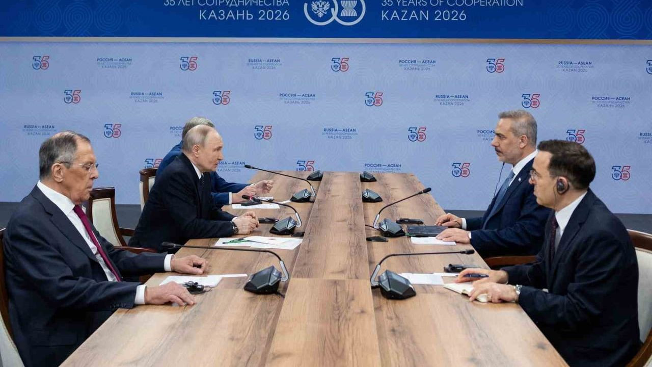 Dışişleri bakanı Hakan Fidan, Rusya Devlet Başkanı Putin ile görüştü