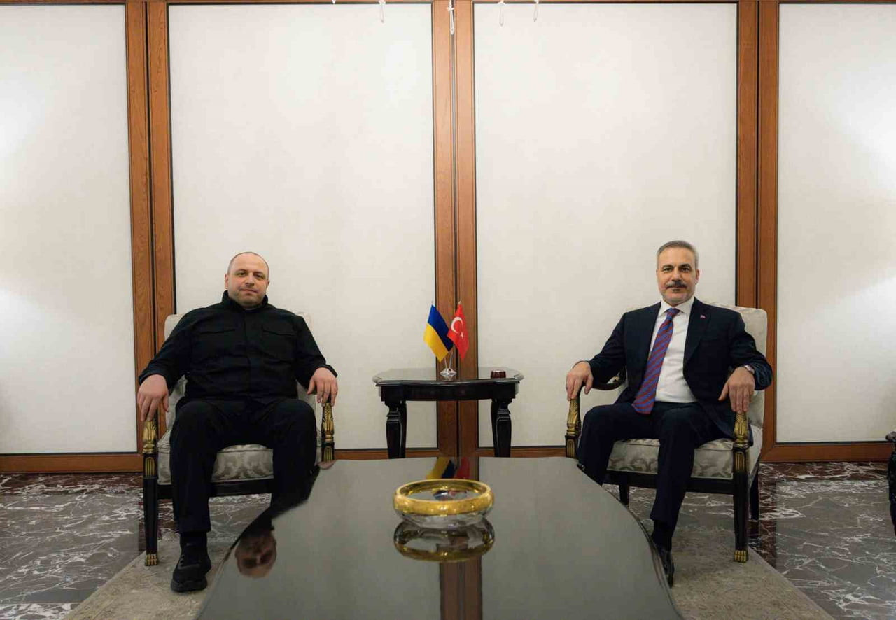 DIŞİŞLERİ BAKANI HAKAN FİDAN, UKRAYNA MİLLİ GÜVENLİK VE SAVUNMA KONSEYİ SEKRETERİ RÜSTEM UMEROV...