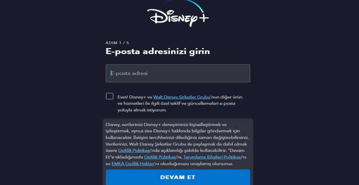 Disney Plus üye olma