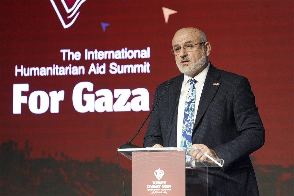 Diyanet İşleri Başkan Yardımcısı Osman Şahin, Türkiye Diyanet Vakfı'nın (TDV), İstanbul’da...