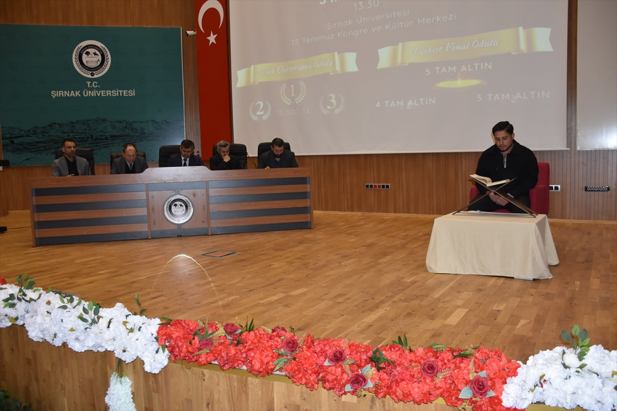 Diyanet İşleri Başkanlığı ile Yükseköğretim Kurulunca Şırnak Üniversitesinde (ŞÜ) "Hafızlık ve...