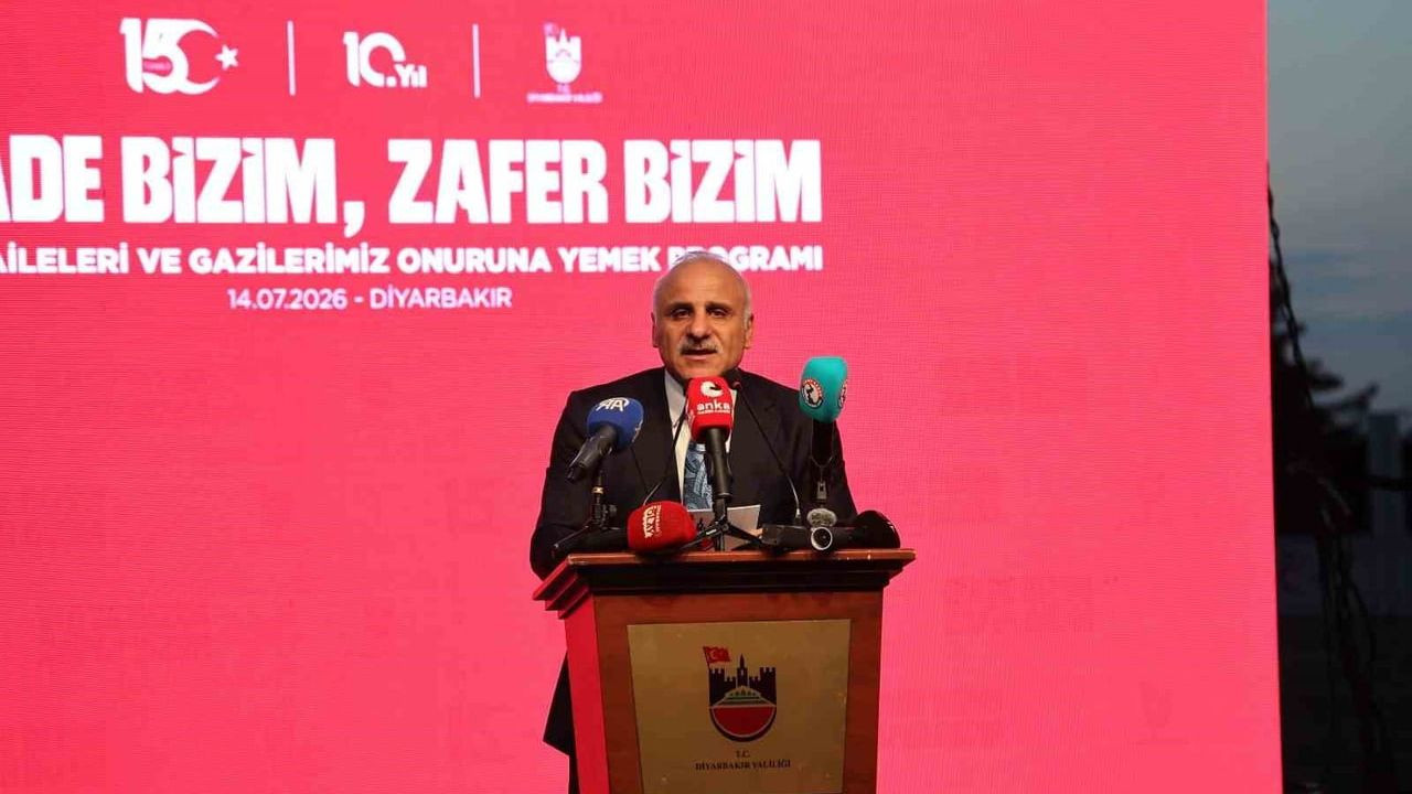 Diyarbakır'da 15 Temmuz'un 10. yıldönümünde şehit aileleri ve gaziler yemekte bir araya geldi