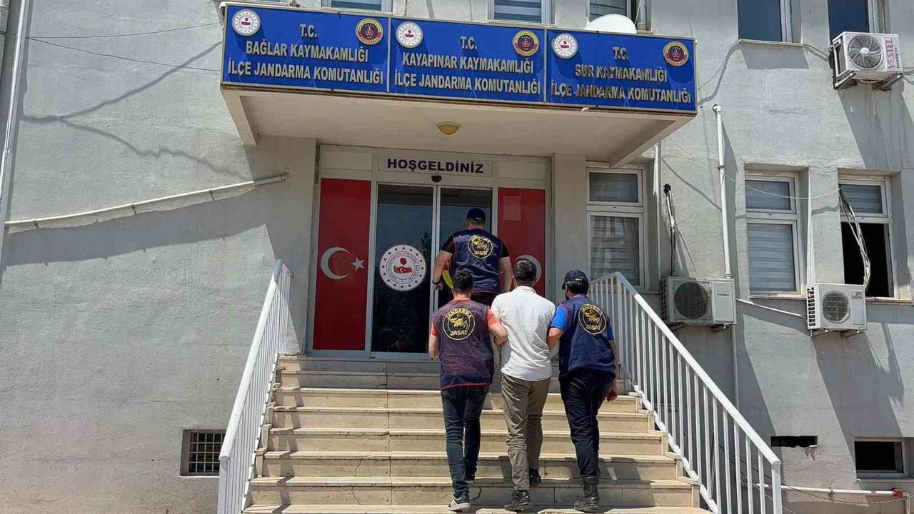 DİYARBAKIR’DA JANDARMA EKİPLERİNCE DÜZENLENEN OPERASYONLARDA HAKLARINDA KESİNLEŞİŞ HAPİS CEZASI...