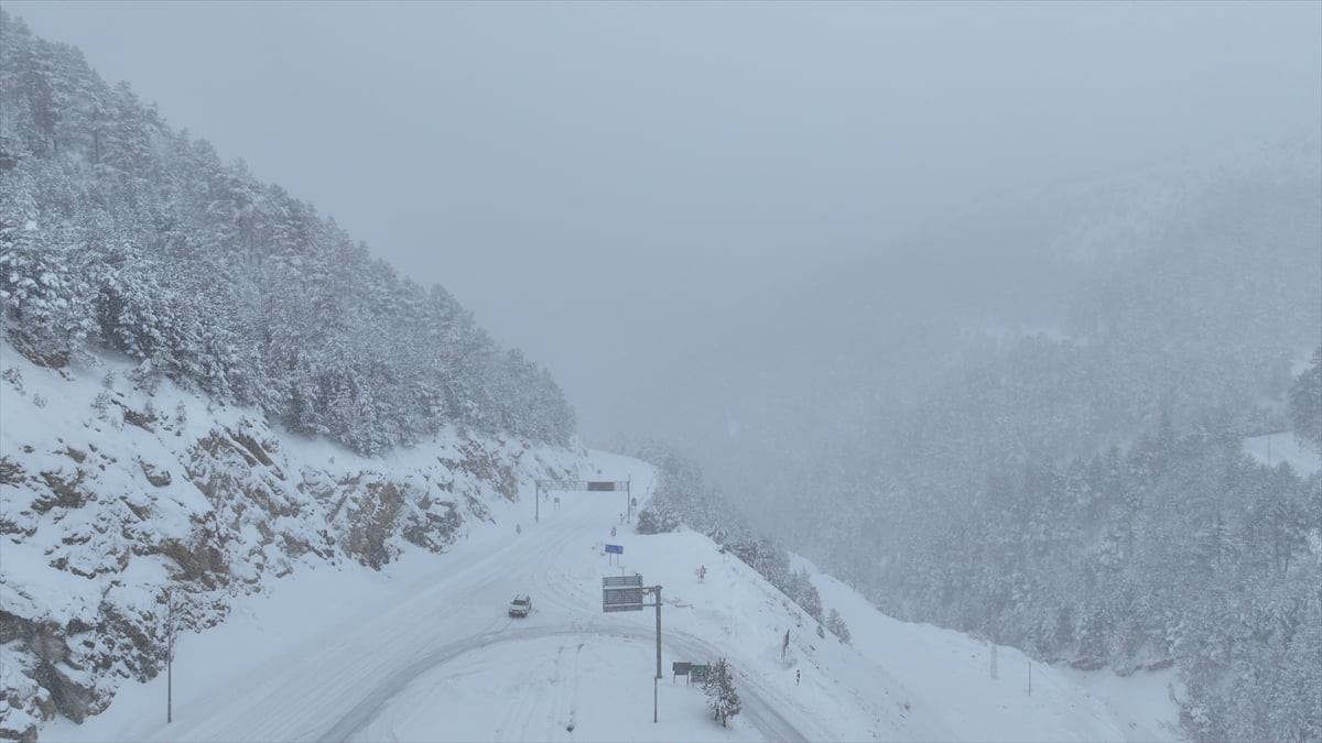 Doğu Karadeniz'i Doğu Anadolu'ya bağlayan önemli kara yolu güzergahlarından 2 bin 50 rakımlı...