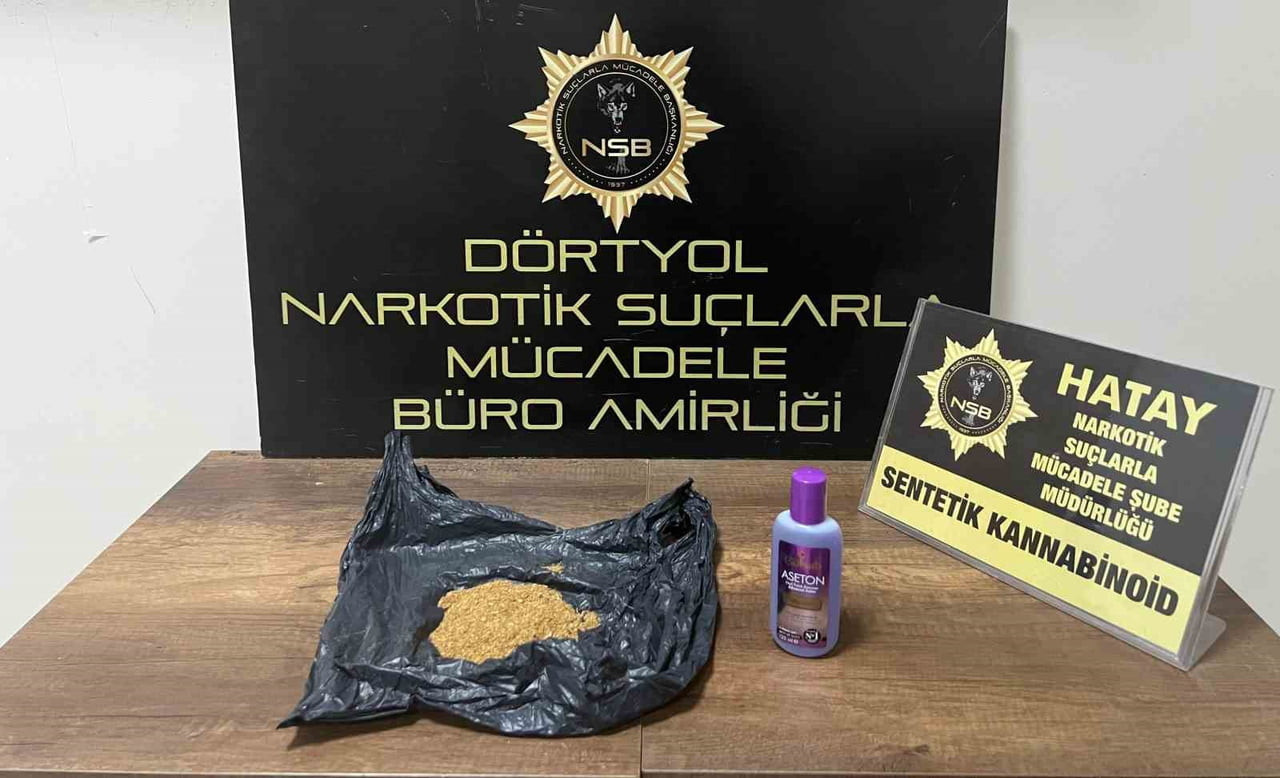 DÖRTYOL'DA UYUŞTURUCU OPERASYONU: 1 GÖZALTI