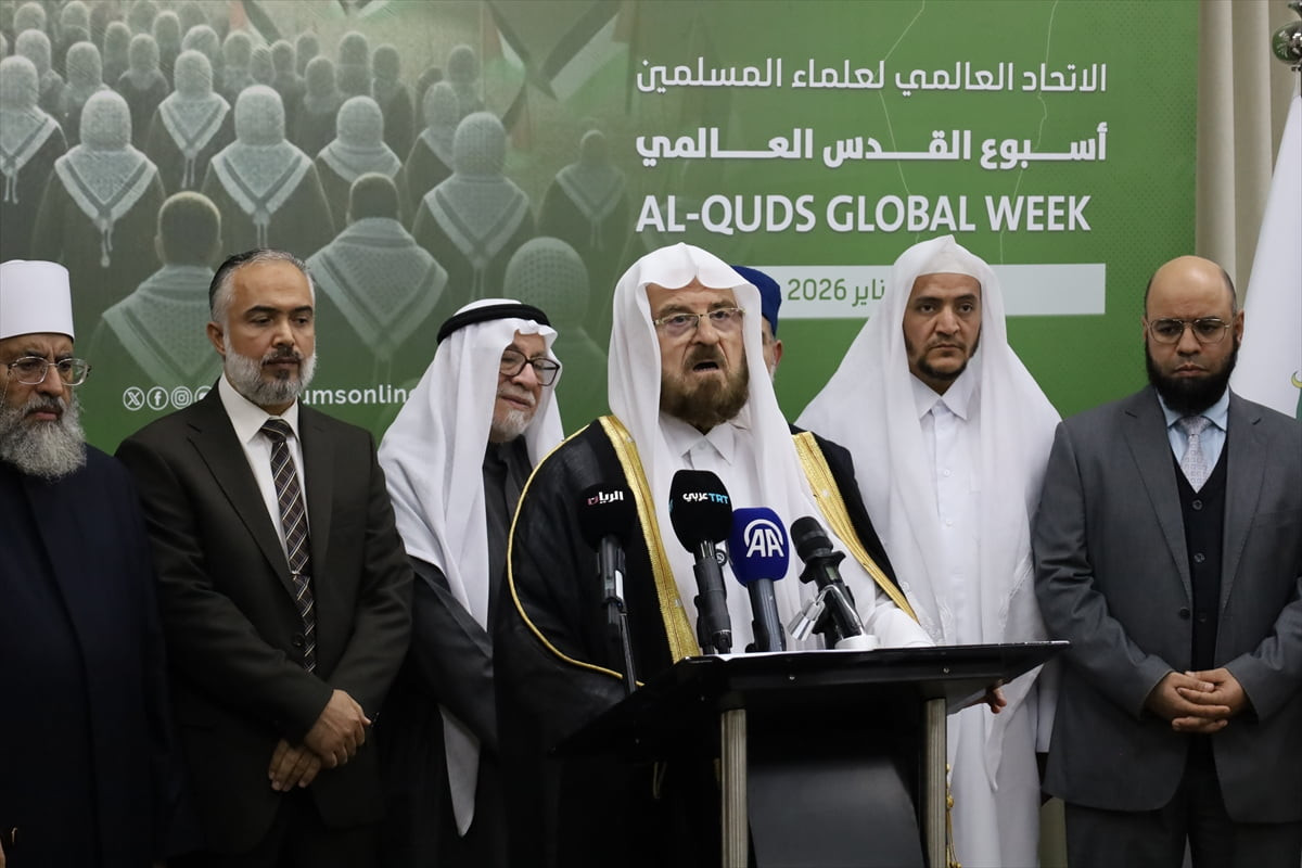 Dünya Müslüman Alimler Birliği, "Kudüs ve Gazze, yakın bir umut" temasıyla "Dünya Kudüs Haftası"...