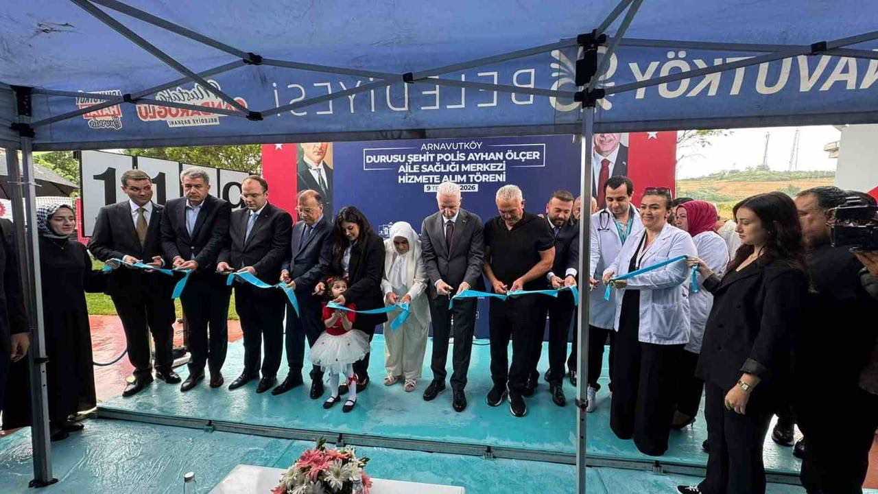 DURUSU ŞEHİT POLİS AYHAN ÖLÇER AİLE SAĞLIĞI MERKEZİ, DÜZENLENEN TÖRENLE HİZMETE AÇILDI