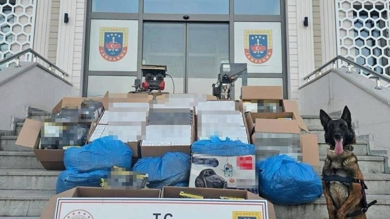 Düzce'de 130 bin makaron ele geçirildi