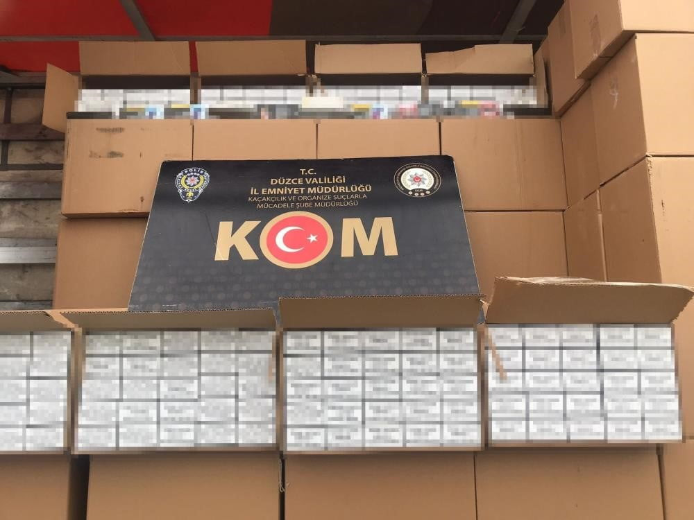 DÜZCE’DE EMNİYET VE JANDARMA EKİPLERİNİN 1-7 HAZİRAN TARİHLERİ ARASINDA YÜRÜTTÜĞÜ KAÇAKÇILIKLA...