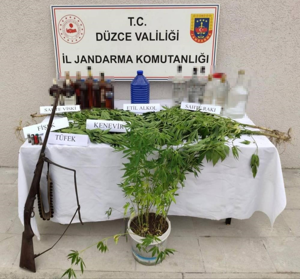DÜZCE’DE EMNİYET VE JANDARMA EKİPLERİNİN 1-7 HAZİRAN TARİHLERİ ARASINDA YÜRÜTTÜĞÜ NARKOTİK...