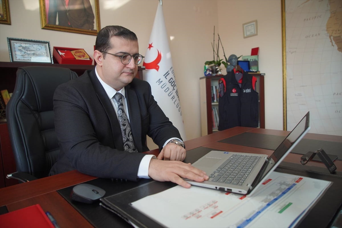 Edirne Göç İdaresi Müdürü Metin Nacioğlu, Anadolu Ajansının (AA) gözünden 2025'e damga vuran...