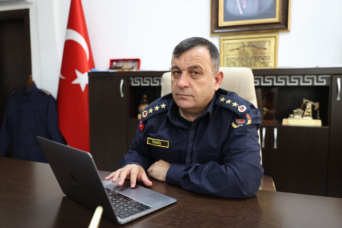 Edirne İl Jandarma Komutanı Albay Mehmet Kasım Ermiş, Anadolu Ajansının (AA) gözünden 2025'e damga...