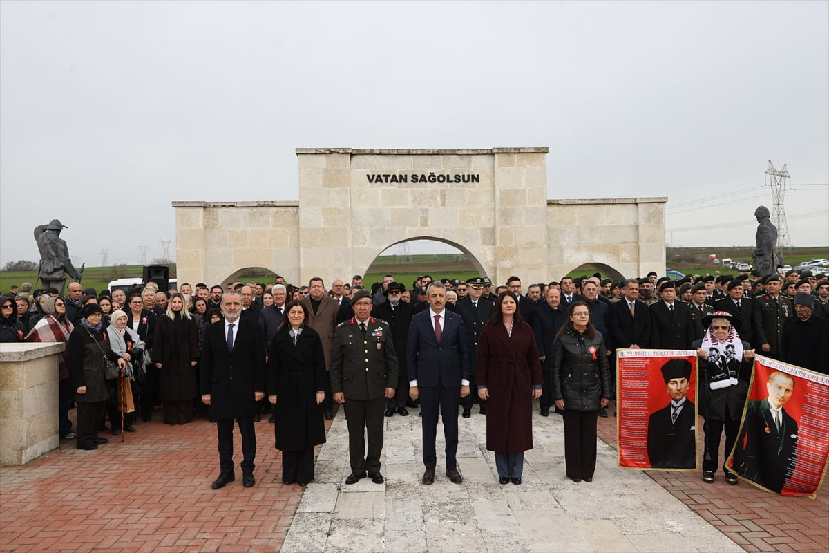 Edirne'de 18 Mart Şehitleri Anma Günü ve Çanakkale Deniz Zaferi'nin 111. yıl dönümü dolayısıyla...