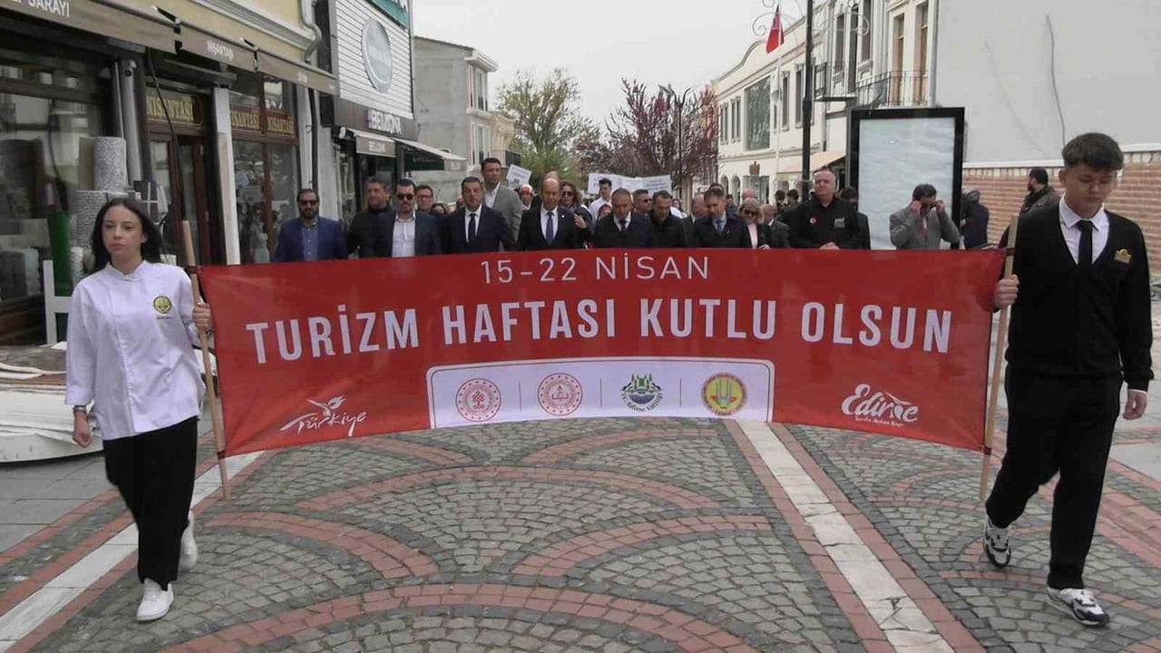 EDİRNE’DE 50'İNCİ TURİZM HAFTASI KUTLAMALARI RENKLİ GÖRÜNTÜLERLE BAŞLADI.