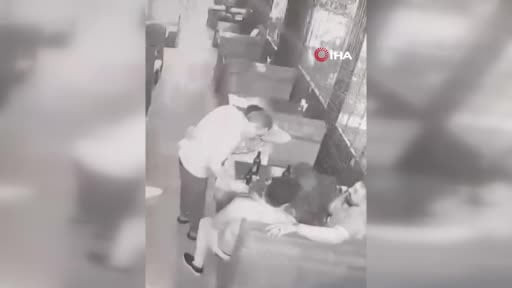 Eğlence mekanında 'yüksek hesap' cinayeti kamerada