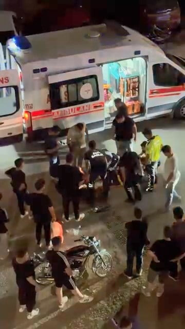 ELAZIĞ’DA MEYDANA GELEN MOTOSİKLET KAZASINDA 1 KİŞİ YARALANDI