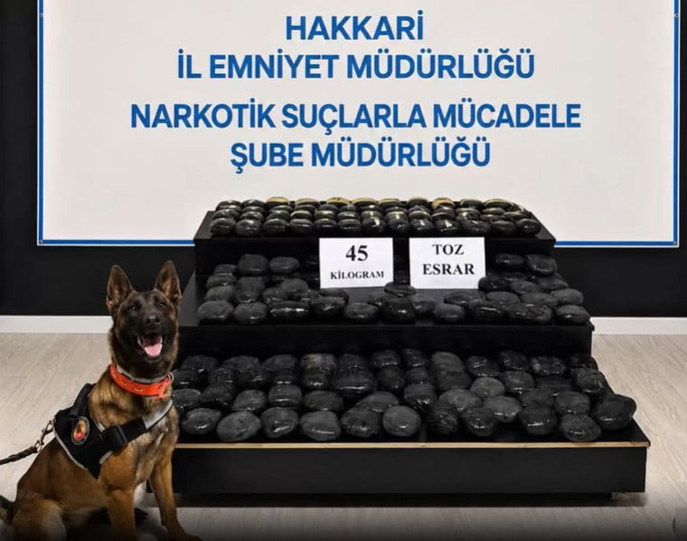 ELE GEÇİRİLEN UYUŞTURUCU SERGİLENMESİ
