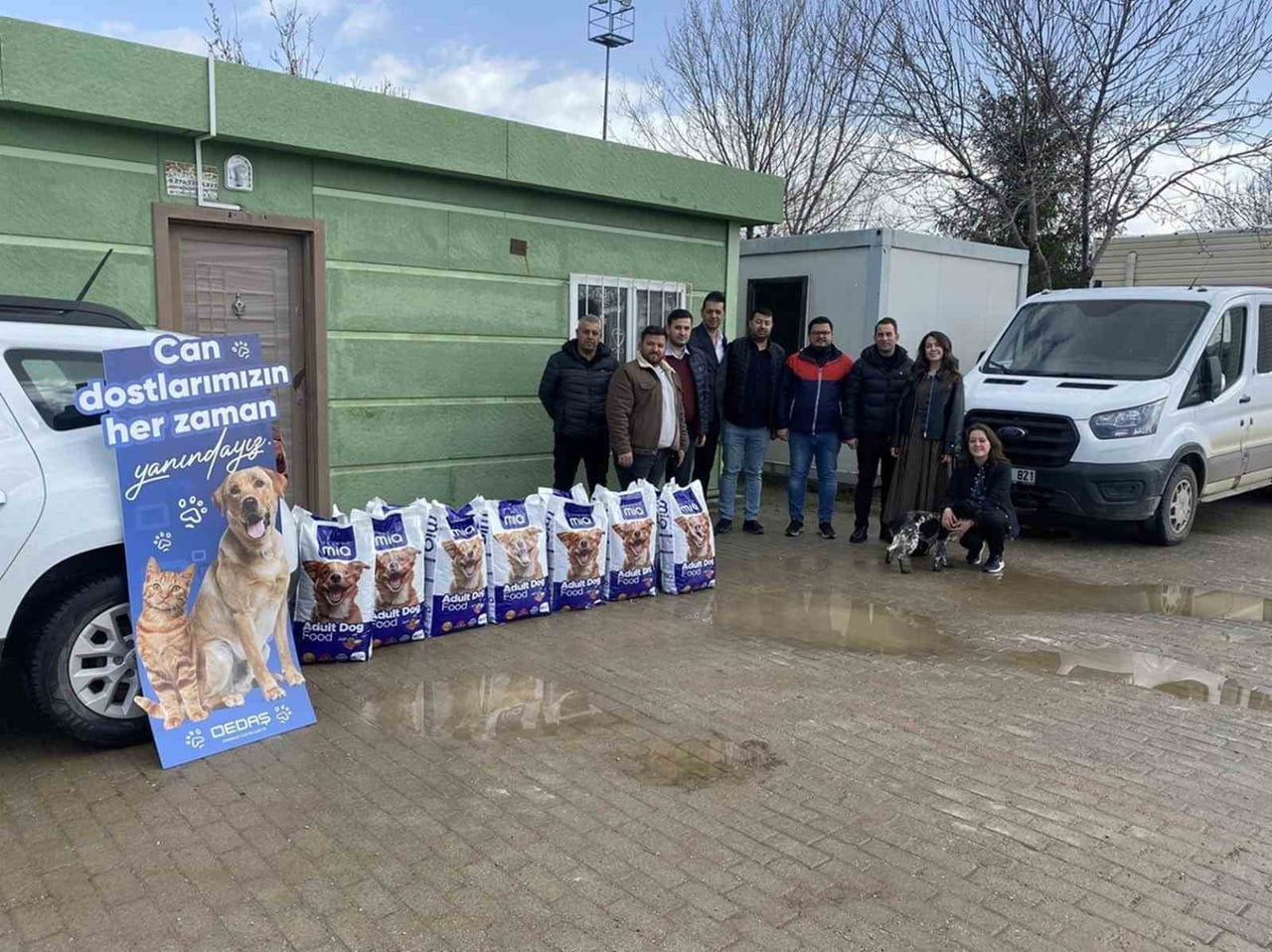 ELEKTRİK DAĞITIM ŞİRKETİ OEDAŞ, 4 NİSAN DÜNYA SOKAK HAYVANLARI GÜNÜ DOLAYISIYLA BARINAK ZİYARETİ...