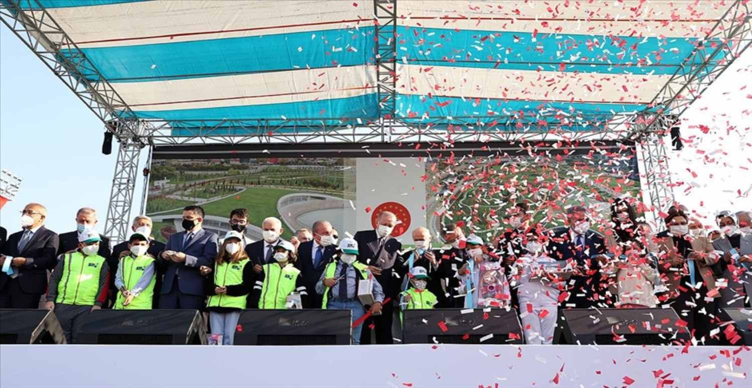 Erdoğan açıkladı. Miilet bahçesi açıldı