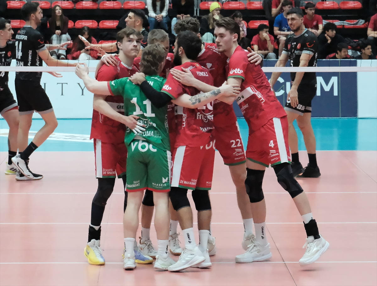 Erkekler CEV Kupası 8'li Final Turu ilk maçında ON Hotels Alanya Belediyespor ile Greenyard...