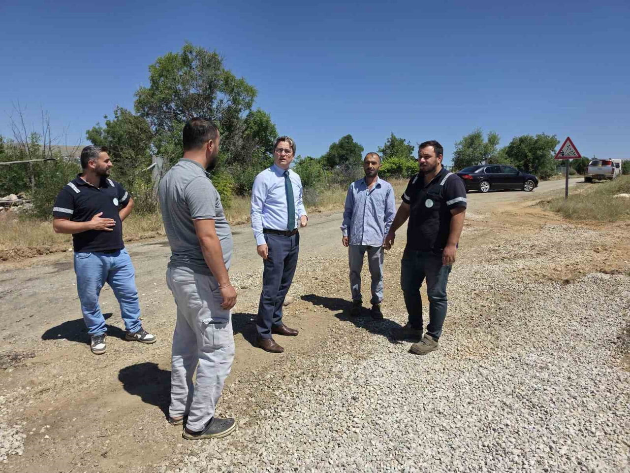 ERZİNCAN'IN KEMALİYE İLÇESİNDE, 16 KÖYÜ İLÇE MERKEZİNE BAĞLAYAN TOPKAPI GRUP KÖY YOLU'NDA İKİNCİ...