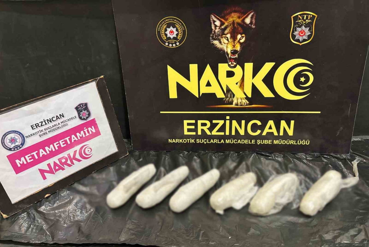 ERZİNCAN’DA 565 GRAM METAMFETAMİN ELE GEÇİRİLDİ: 2 ŞÜPHELİ TUTUKLANDI