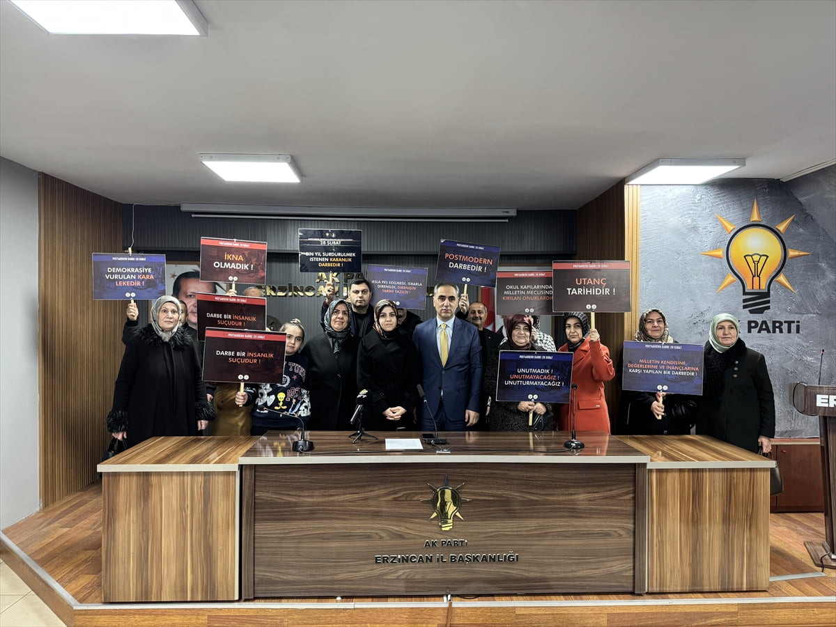 Erzurum, Erzincan, Ardahan ve Kars'ta AK Parti teşkilatları, 28 Şubat "postmodern darbesi"nin 29....