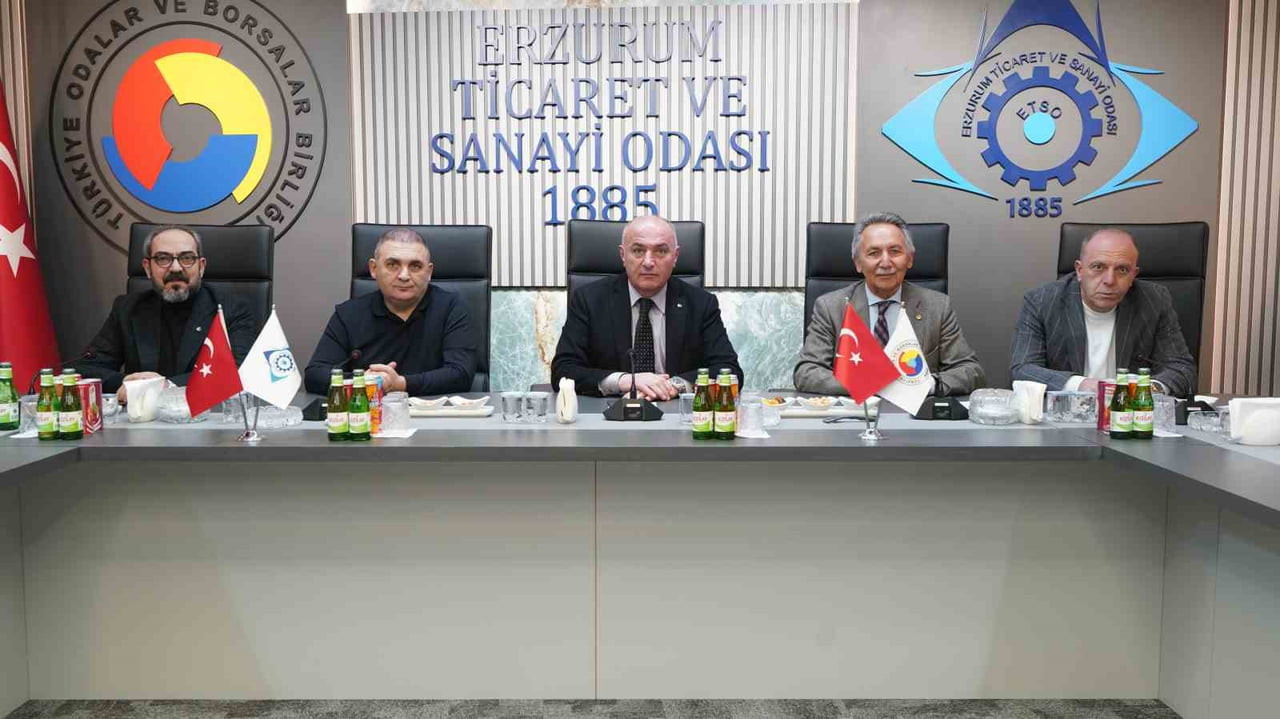 ERZURUM TİCARET VE SANAYİ ODASI (ETSO) NİSAN AYI İKİNCİ OLAĞAN YÖNETİM KURULU TOPLANTISI, TOBB...