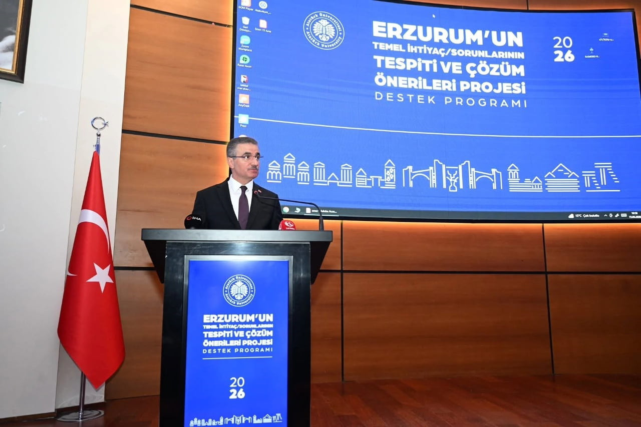 ERZURUM VALİSİ AYDIN BARUŞ, ATATÜRK ÜNİVERSİTESİ ÖNCÜLÜĞÜNDE YÜRÜTÜLEN "ERZURUM’UN TEMEL İHTİYAÇ /...